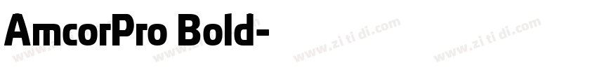 AmcorPro Bold字体转换